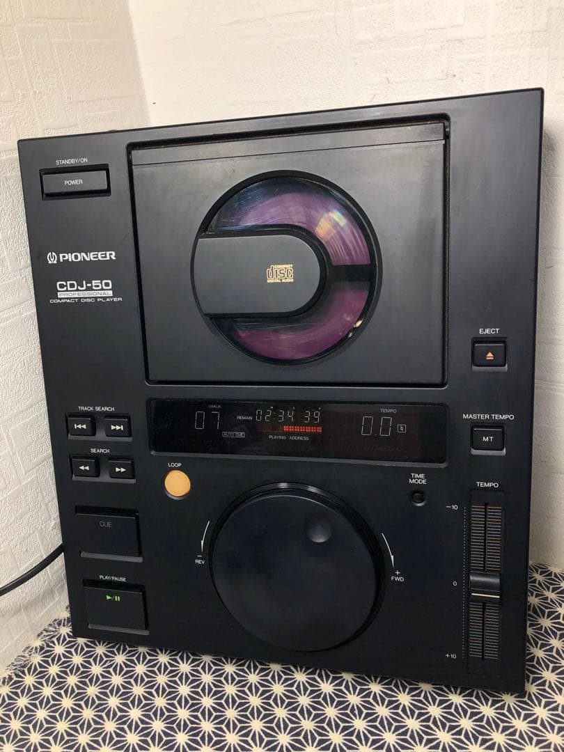 pioneer dj パイオニア　CDJ-50 レンズメンテナンス　元箱付属