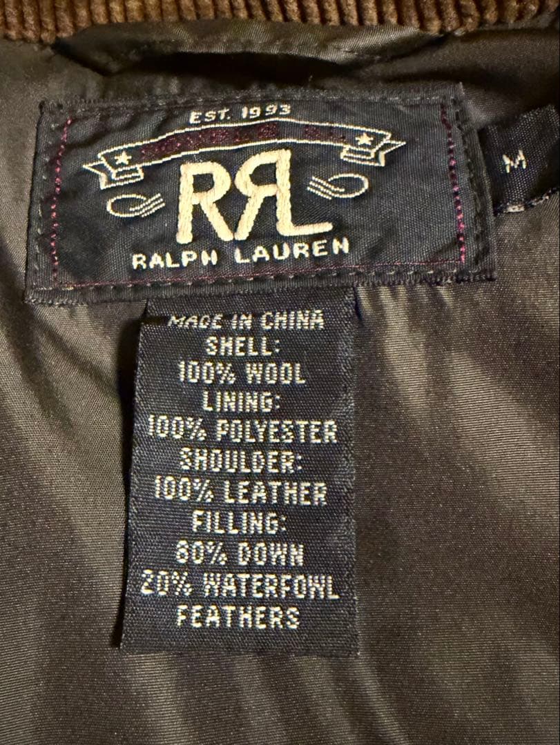 ウール・レザーコンビジャケット