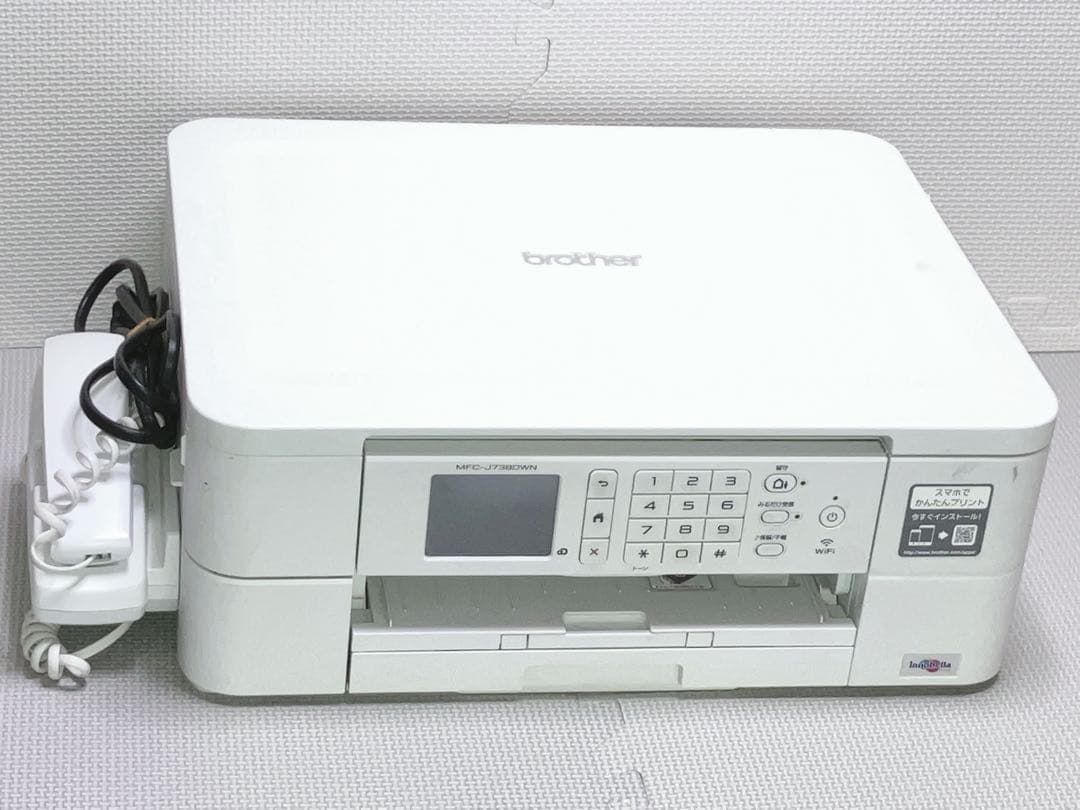 美品 快調作動 ブラザー複合機 MFC-J738DN 子機付き 整備清掃消毒済