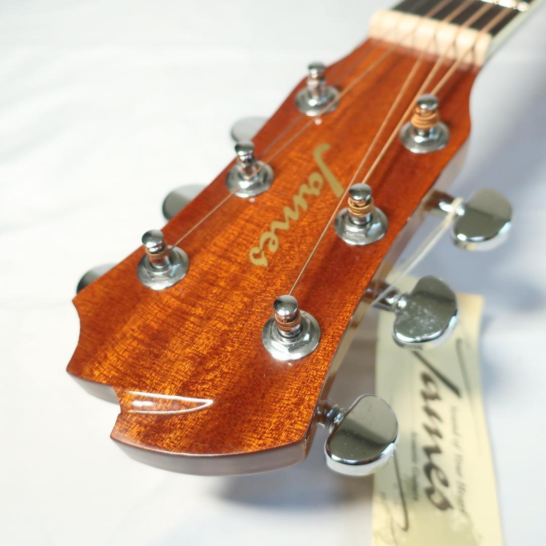 ほぼ未使用 James JF400 アコースティックギター ケース付 トップ単板
