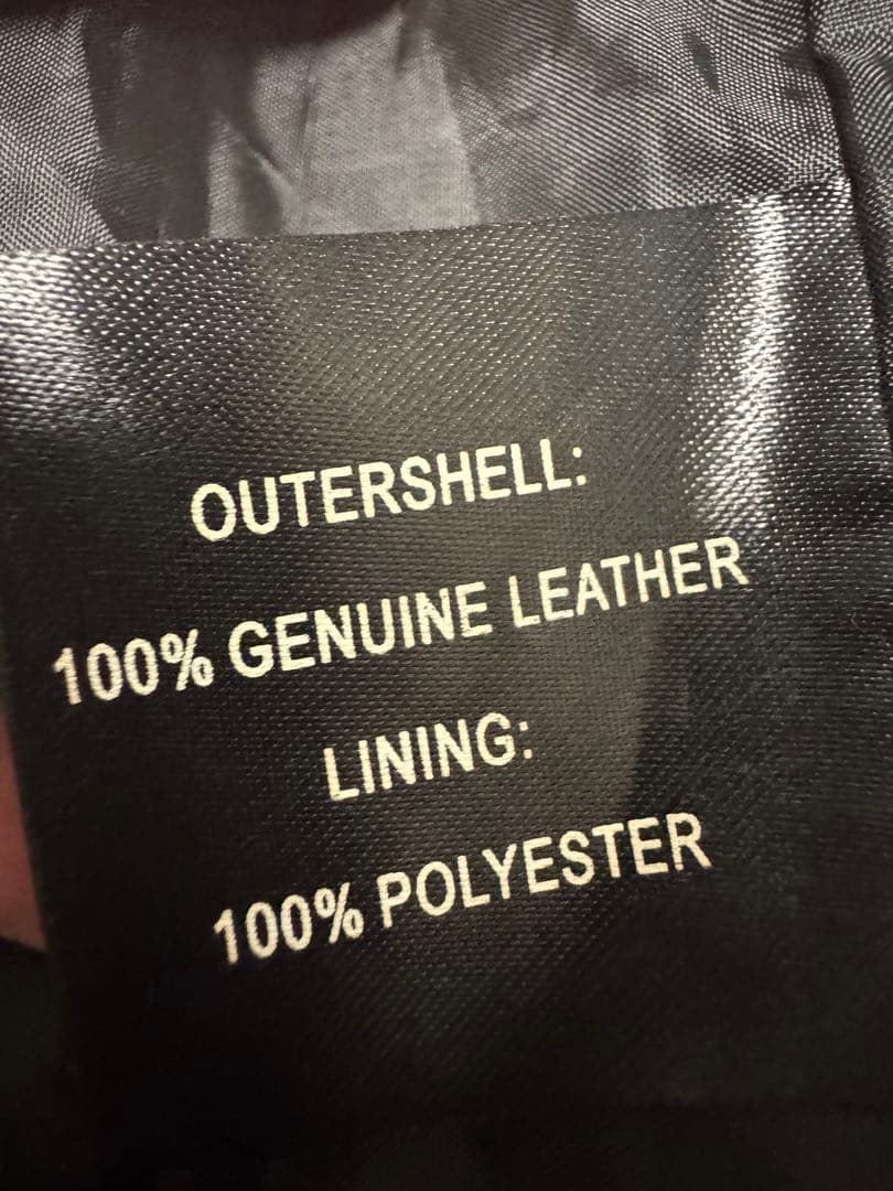 leather fur jacket rickowens風