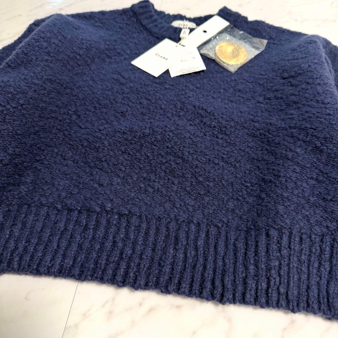 【新品タグ付き】完売品✨️クラネ ブローチ セット ソフトスラブ ニットトップス