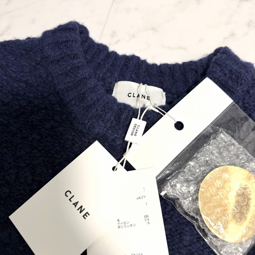 【新品タグ付き】完売品✨️クラネ ブローチ セット ソフトスラブ ニットトップス