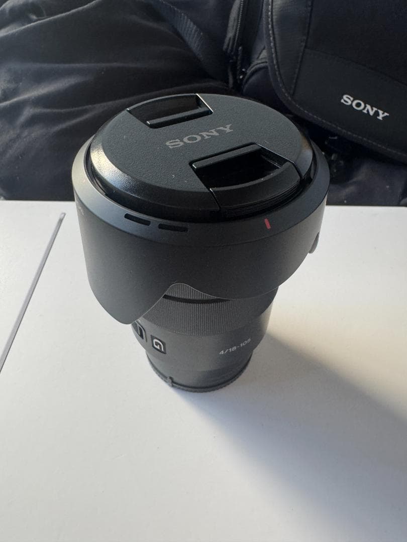 E PZ 18-105mm F4 G OSS 美品 フード・キャップ付き