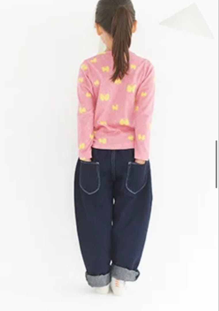 【未使用】ミナペルホネン　キッズ　alwaysデニムパンツ110