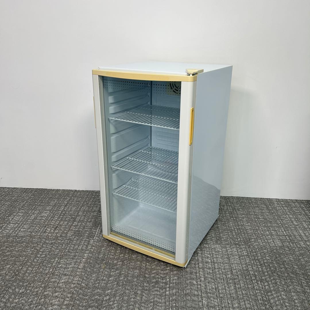 62 業務用 冷蔵ショーケース オフィスコンビニ XW-105 左右開き 小型