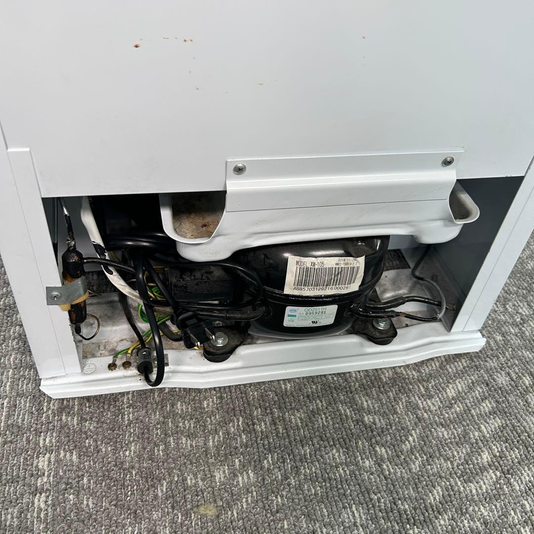 62 業務用 冷蔵ショーケース オフィスコンビニ XW-105 左右開き 小型