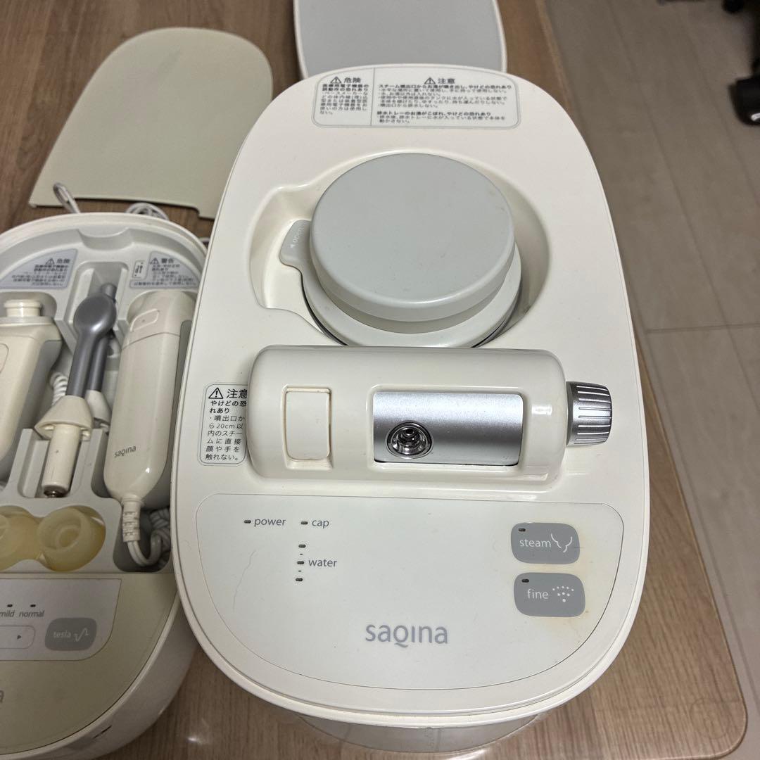 SAQINA 美顔器 ホワイト 付属品あり（説明書付）