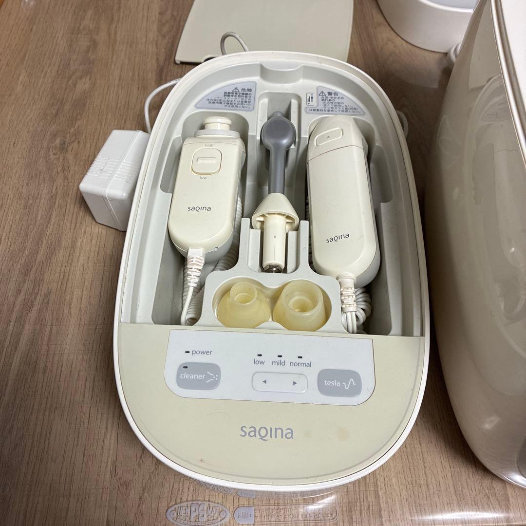 SAQINA 美顔器 ホワイト 付属品あり（説明書付）