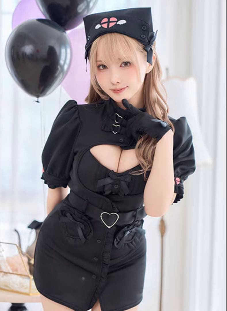 マリームーン ナース ルミナス コスプレ ブラック