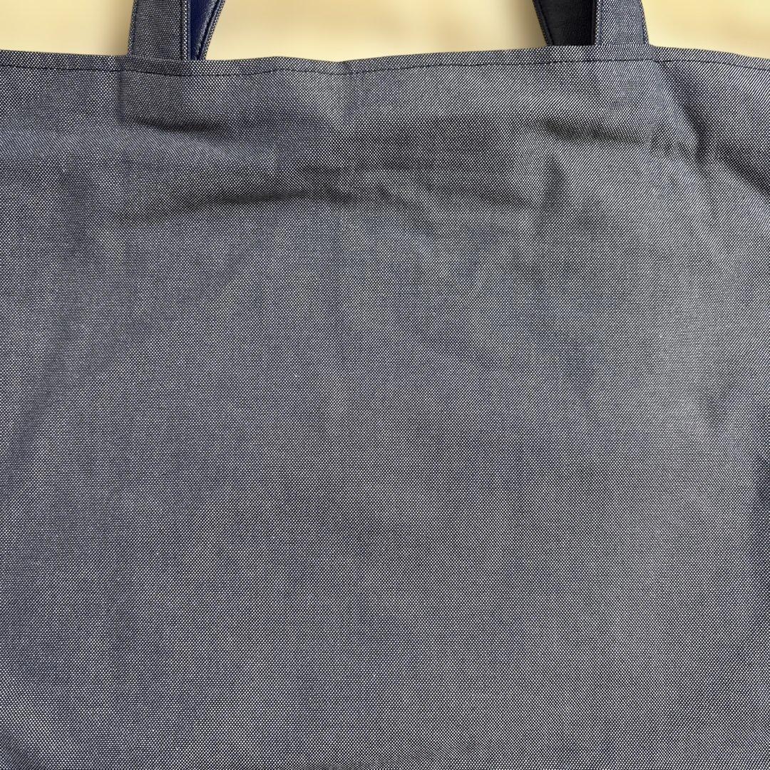 ファミリア　バースデー　お誕生日 デニム トートバッグ レッスンバッグ 鞄　青