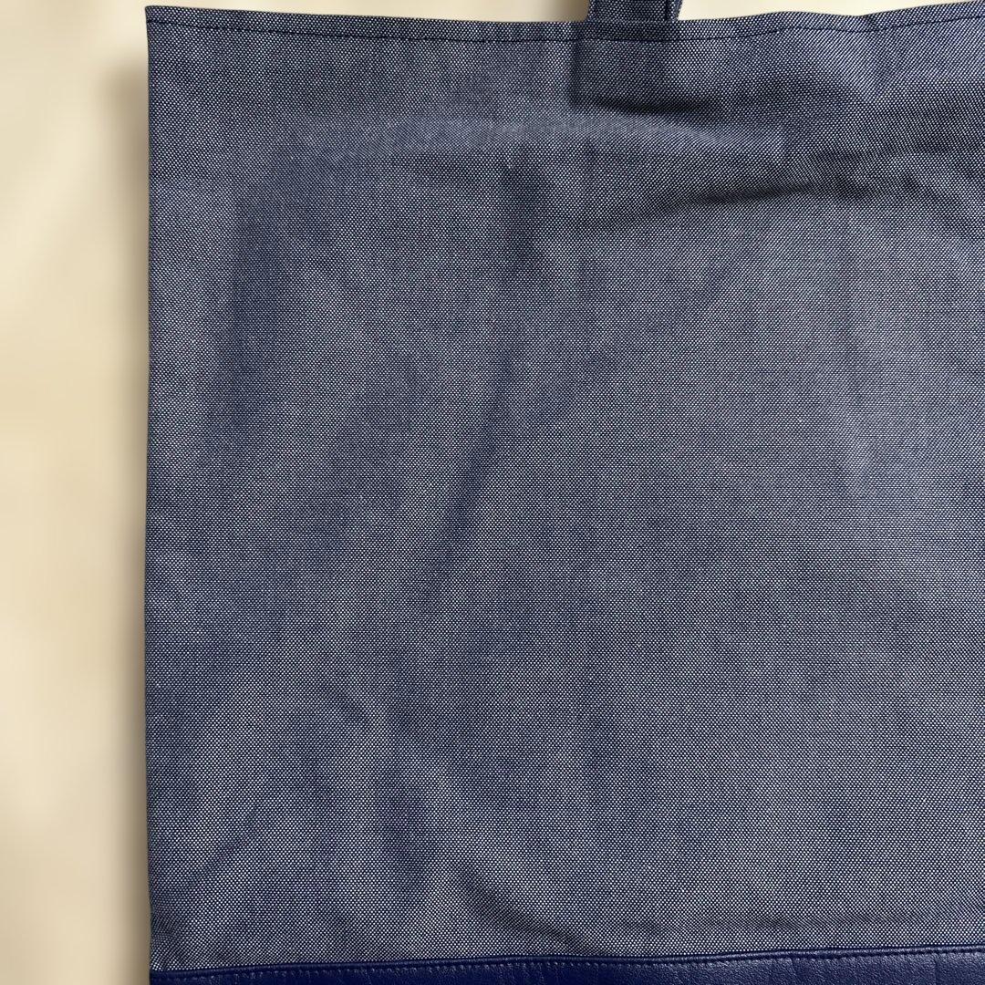 ファミリア　バースデー　お誕生日 デニム トートバッグ レッスンバッグ 鞄　青