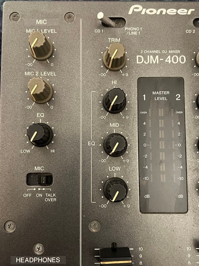 【K-K】【動作確認済】Pioneer DJM-400 DJミキサー