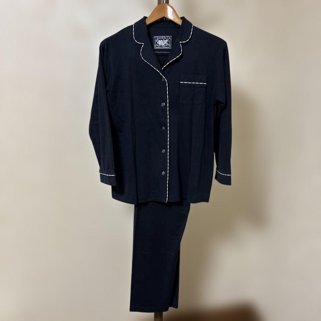 未使用品　TENERITA テネリータ ネイビー コットンパジャマセット