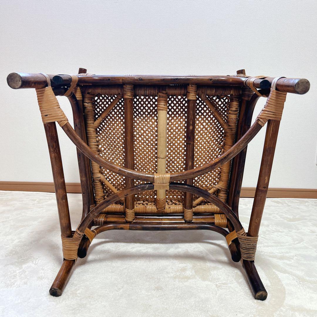 送料無料 マルニ ラタン 椅子 チェア　アンティーク ヴィンテージ 1脚