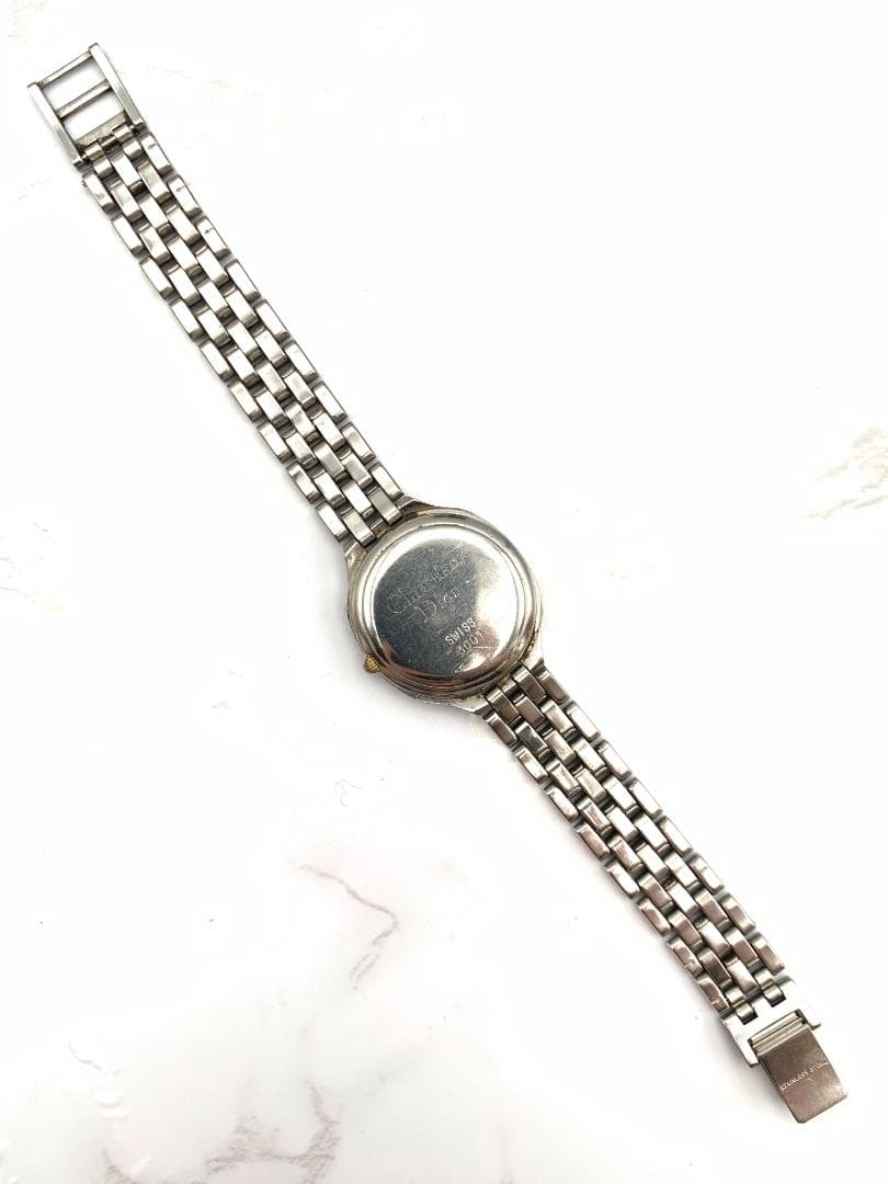 【稼動】Christian Dior ゴールド文字盤　腕時計　3001