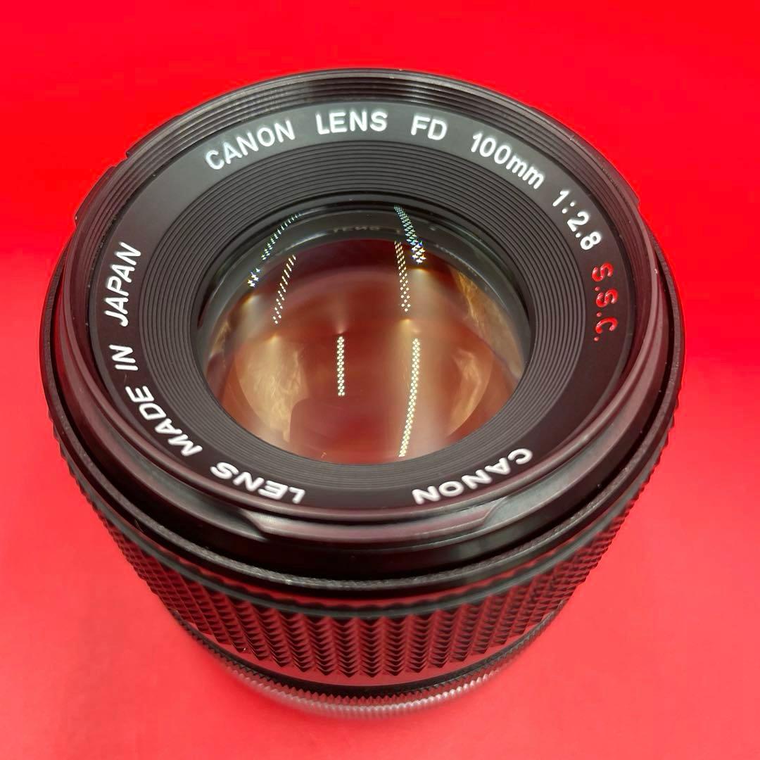 【美品】Canon FD 100mm f/2.8 S.S.C. 単焦点レンズ