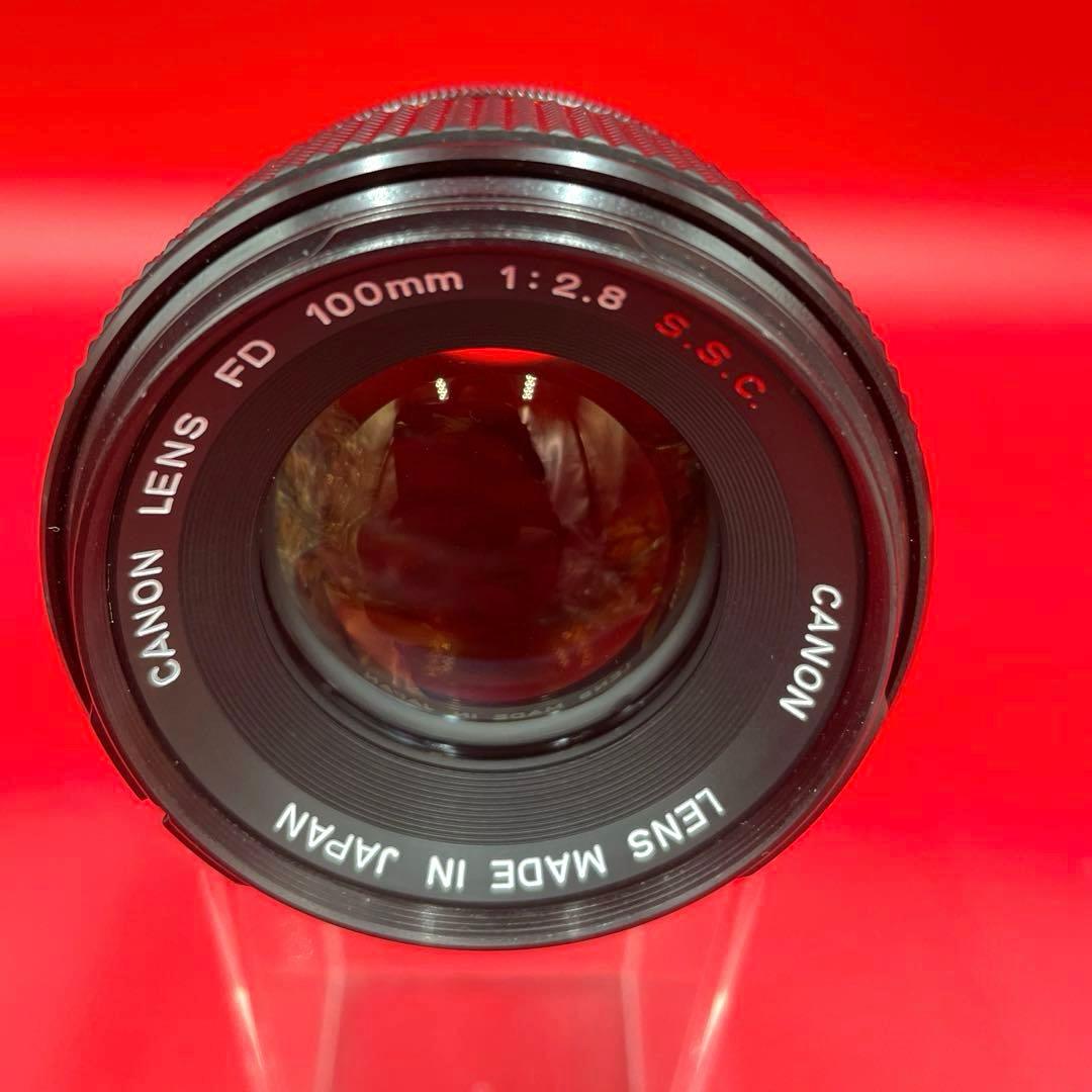 【美品】Canon FD 100mm f/2.8 S.S.C. 単焦点レンズ