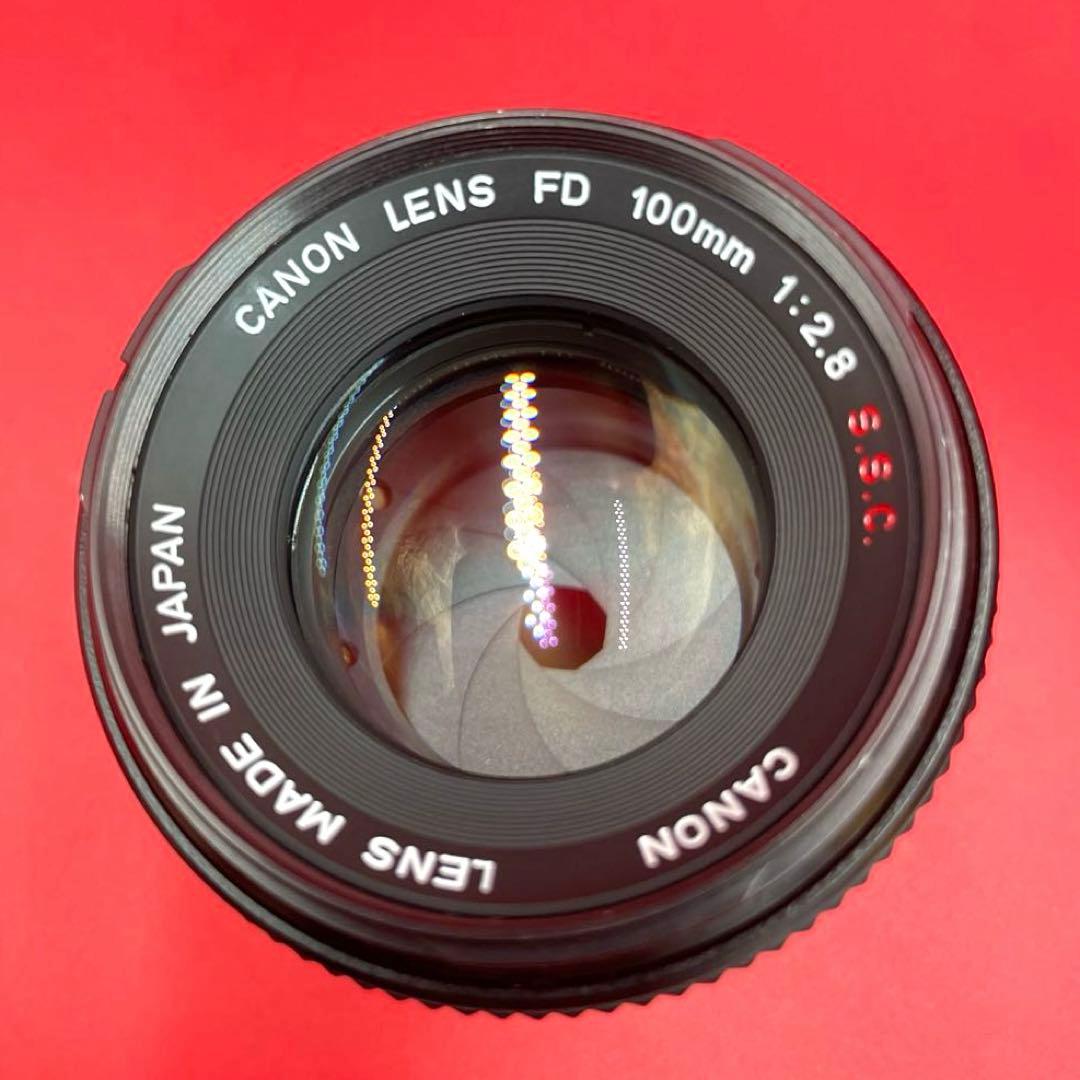 【美品】Canon FD 100mm f/2.8 S.S.C. 単焦点レンズ