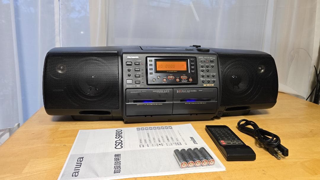 AIWA CSD-SR80改 Bluetooth搭載CDラジカセ 完動美品172