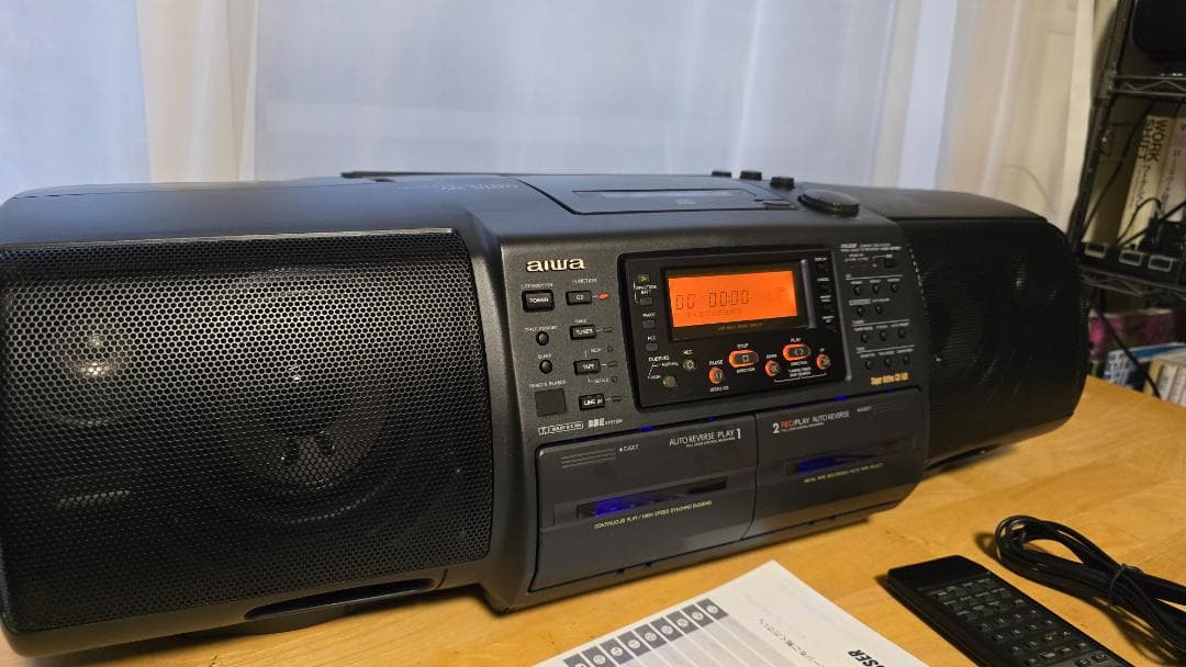 AIWA CSD-SR80改 Bluetooth搭載CDラジカセ 完動美品172