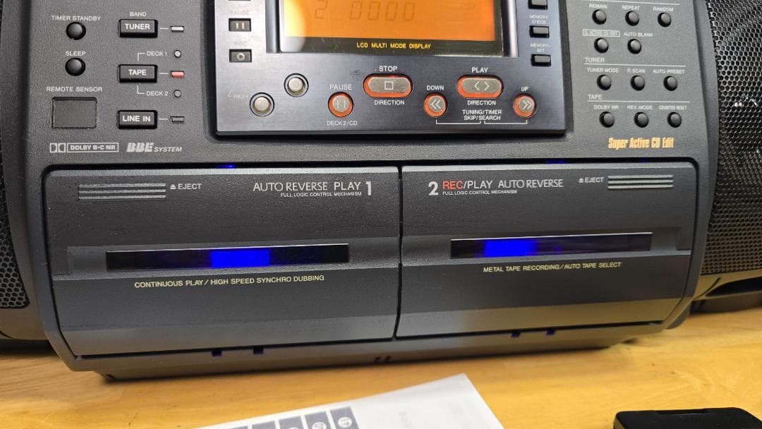 AIWA CSD-SR80改 Bluetooth搭載CDラジカセ 完動美品172