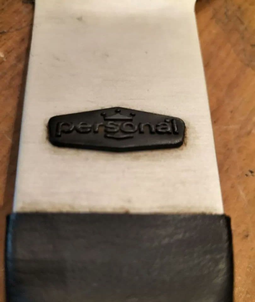 70S パーソナル　ステアリング 当時物　革巻　レザー