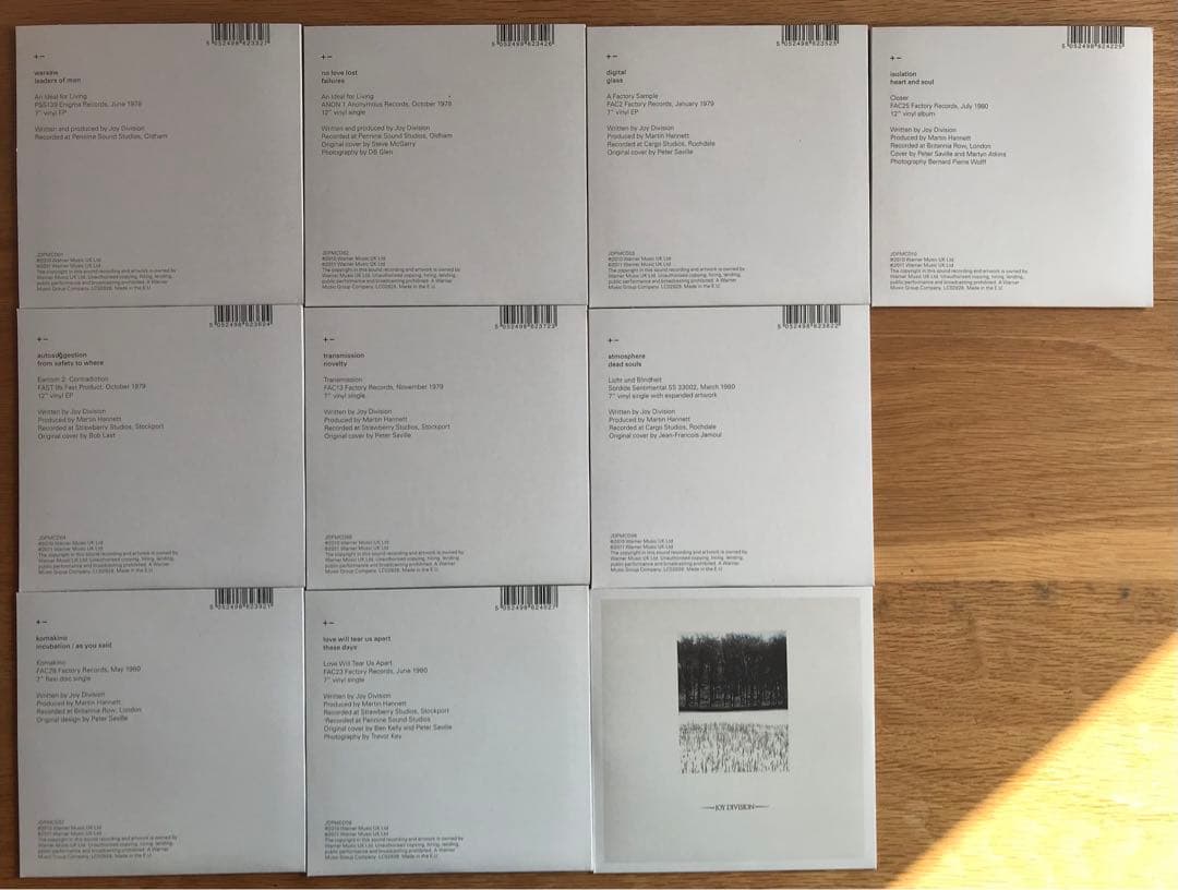 Joy Division 「 + - Singles 1978-80」