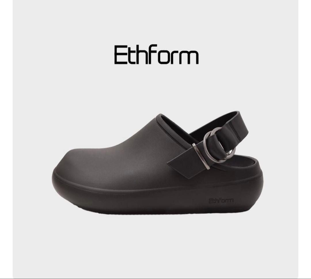 Ethform Terre Toru サボサンダル 黒