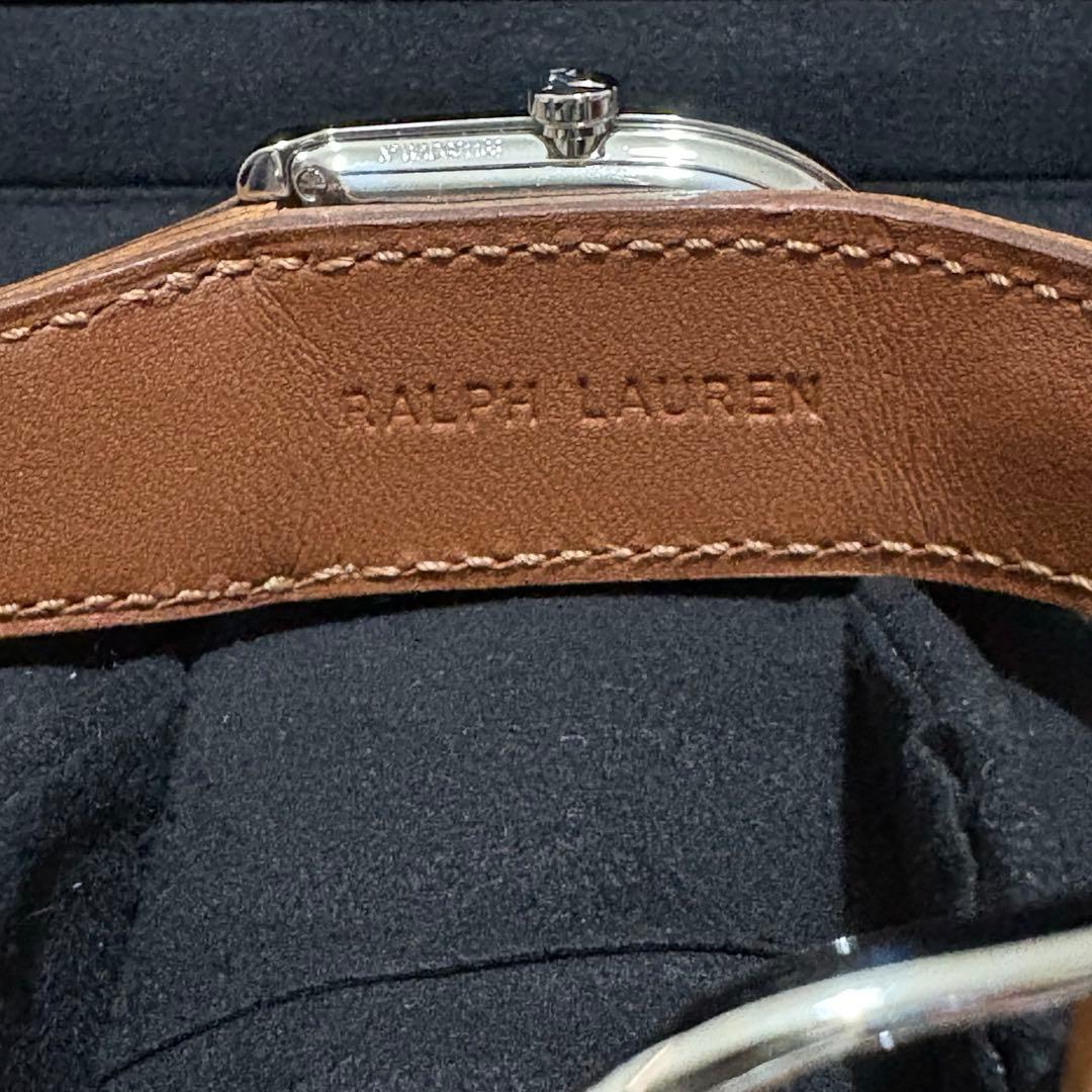 2/5のみ価格　RLコレクション　スティラップ時計　ホワイト文字盤　レザーベルト