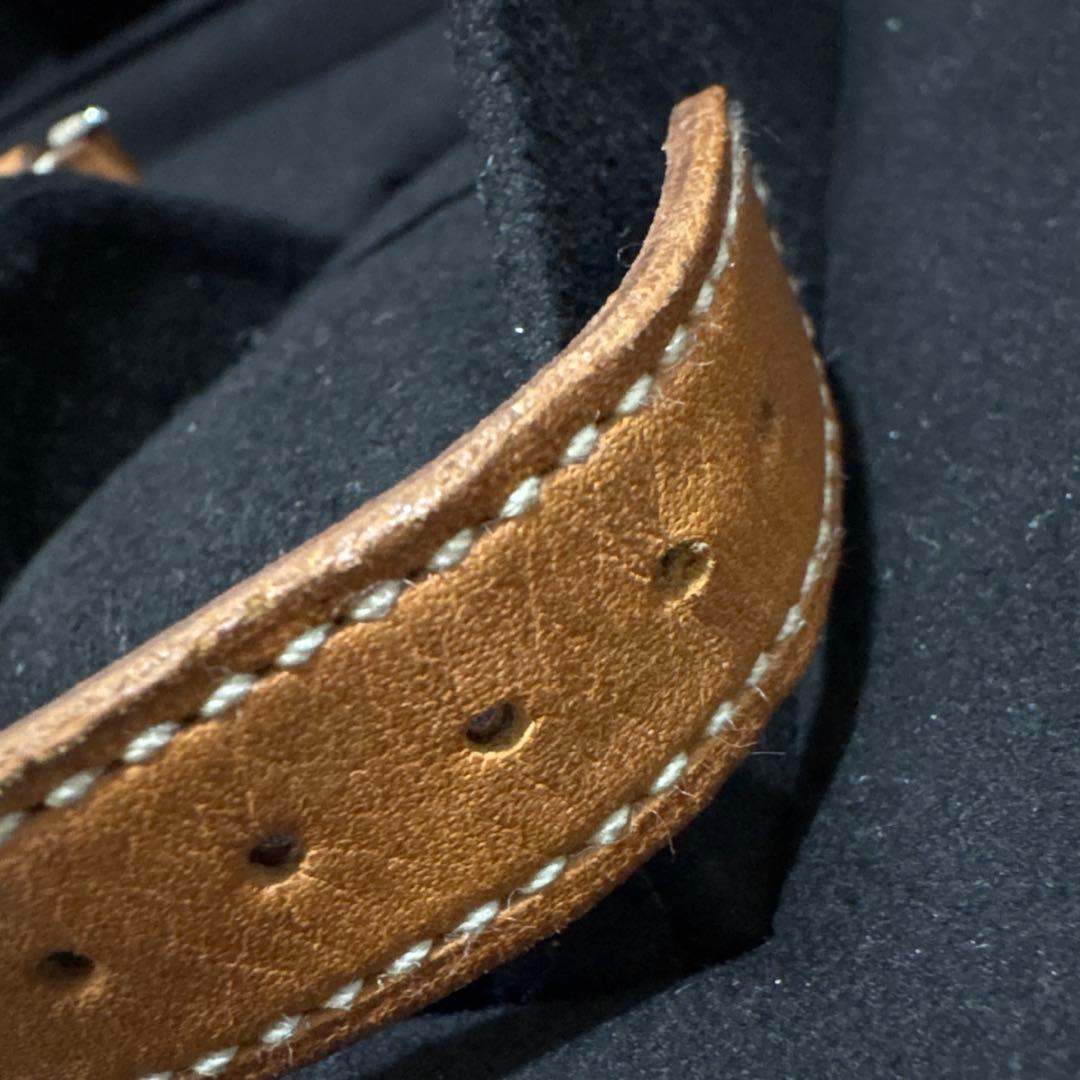 2/5のみ価格　RLコレクション　スティラップ時計　ホワイト文字盤　レザーベルト