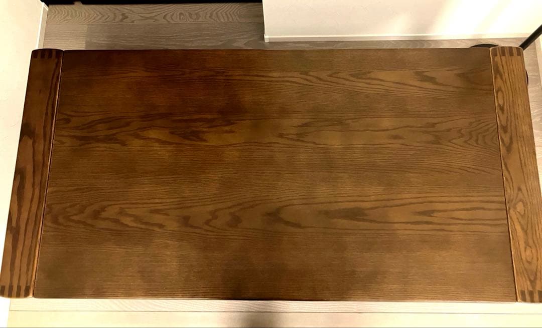 m*e様 美品 浜本工芸 センターテーブルT-2400 無垢 オーク 天然木 ジ