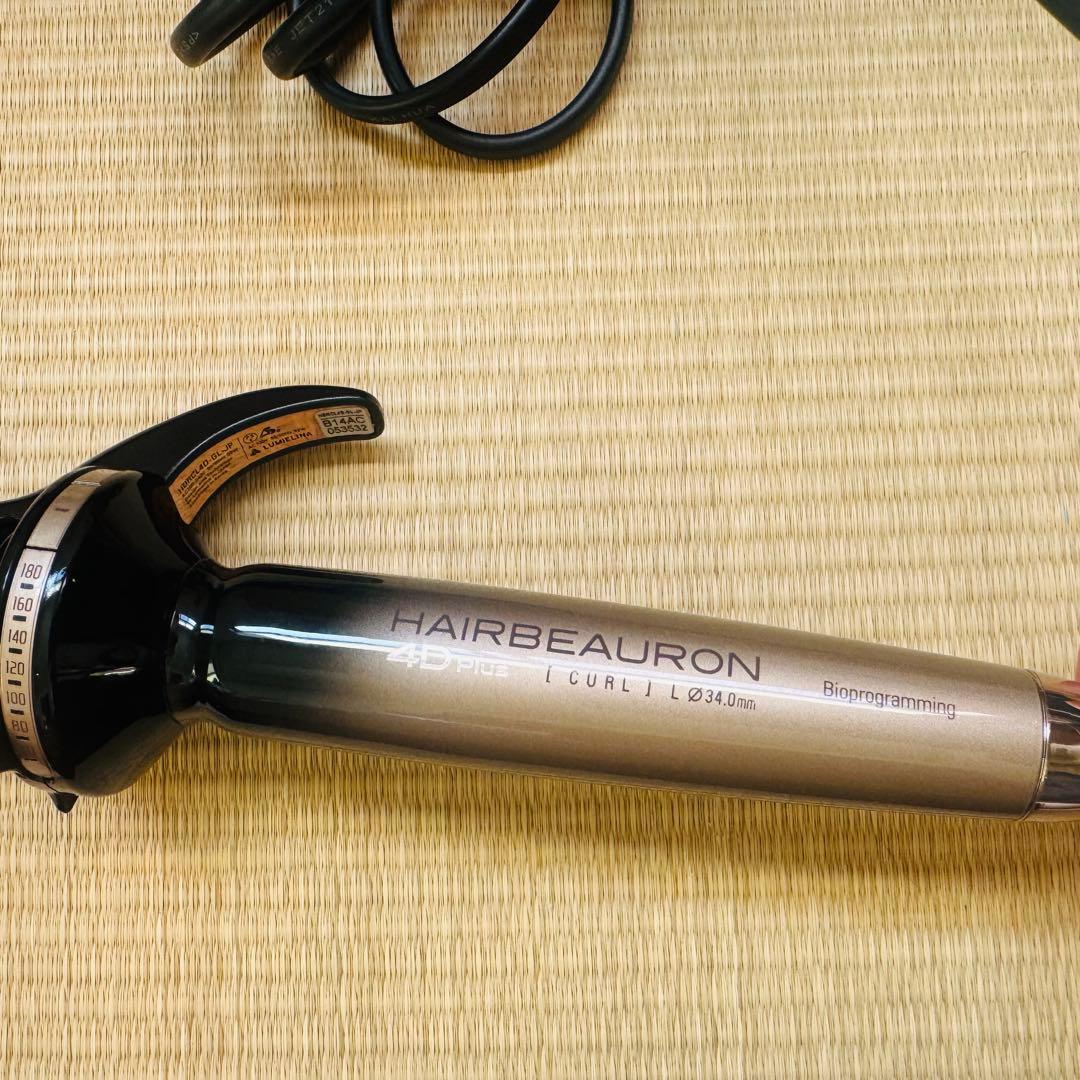 みっちゃん様【美品】ヘアビューロン 4D Plus カールアイロン 34mm｜