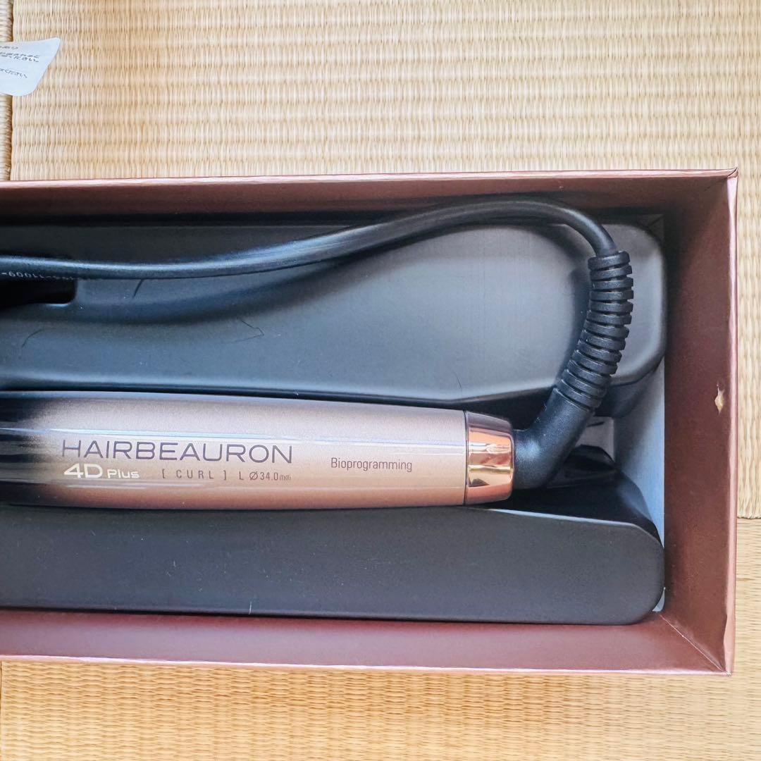 みっちゃん様【美品】ヘアビューロン 4D Plus カールアイロン 34mm｜