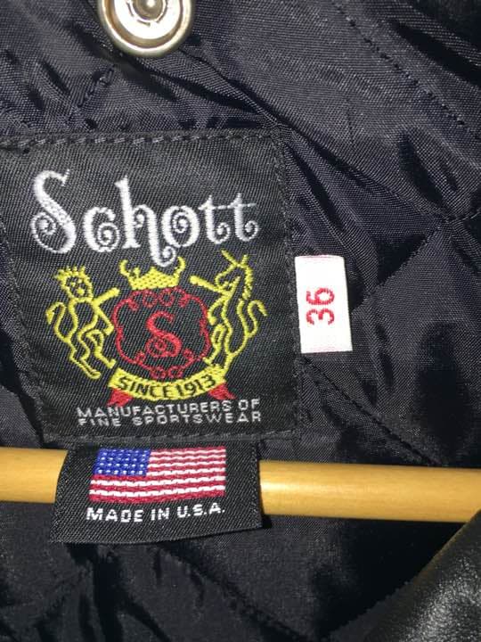 ライダースジャケット　schott