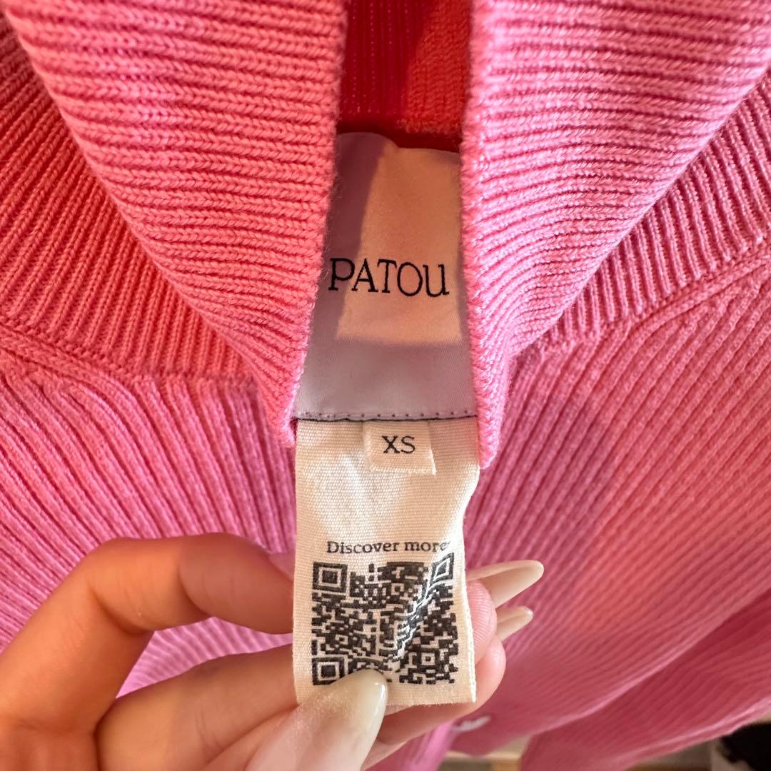 PATOU ピンク　タートルニット