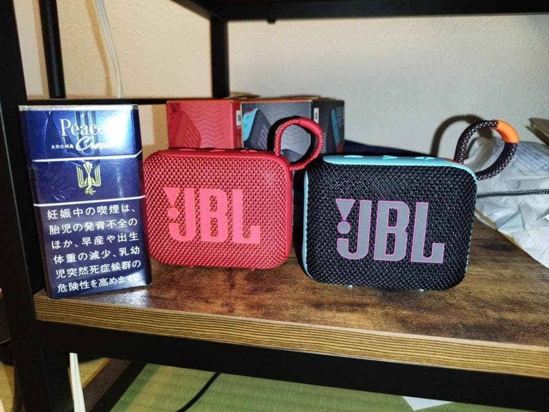 JBL GO4 Bluetoothスピーカー USB C充電/IP67防塵防水*