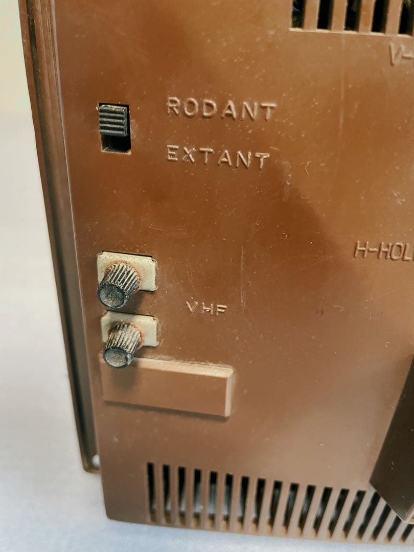 レトロテレビNATIONAL TRANSISTOR TV TR-10F