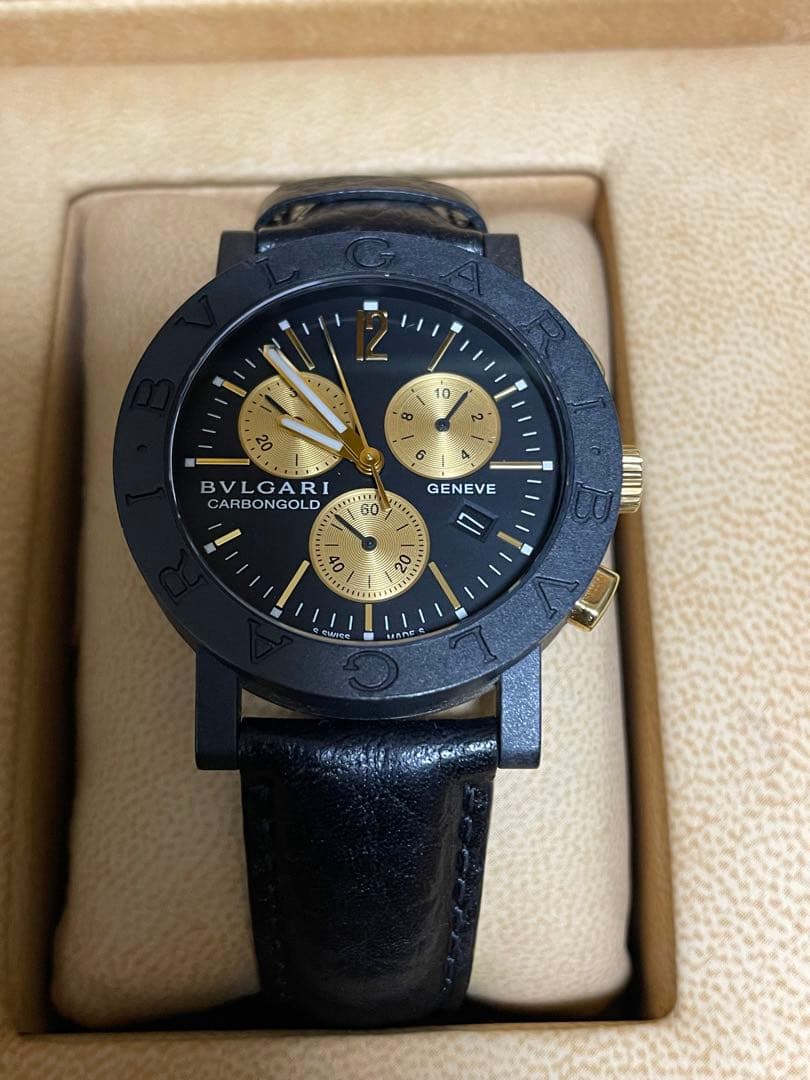 きららさん専用　BVLGARI Carbongold クロノグラフ 時計