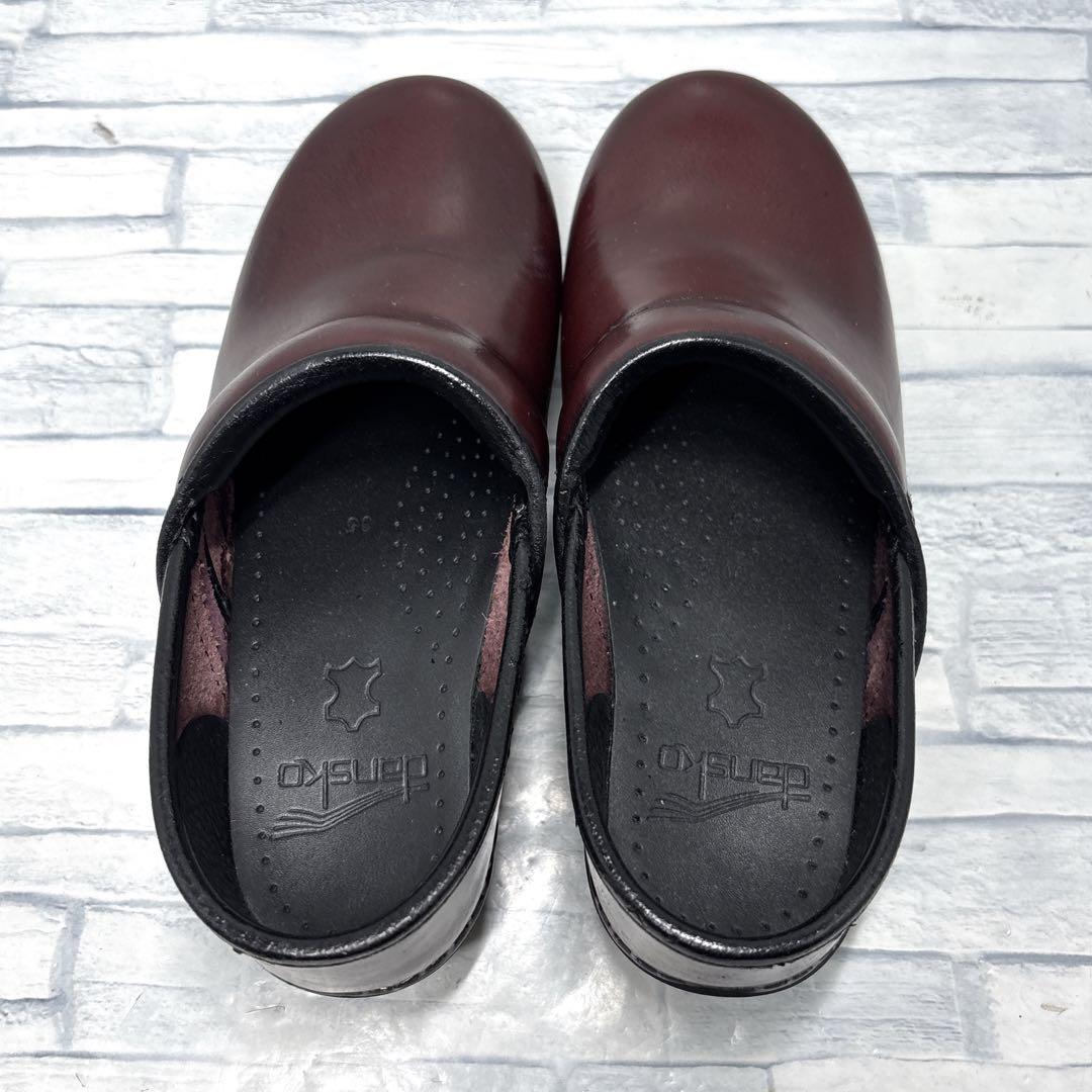ダンスコ プロフェッショナル オイルドレザー ワインレッド 35/22.5cm
