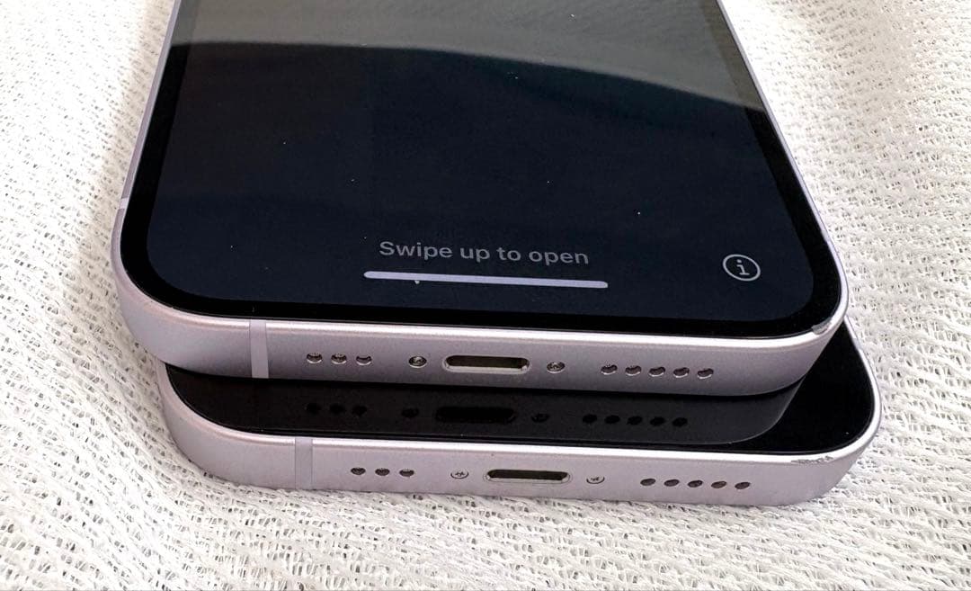 Apple iPhone14【2台】128GB パープル　充電器付き 美品