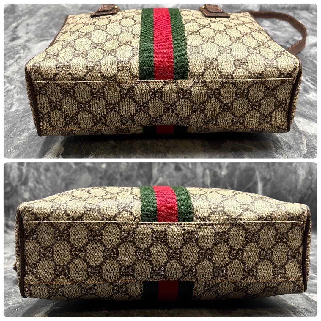 ✨美品✨GUCCI シェリーライン GG 2way ショルダーバッグ ブラウン