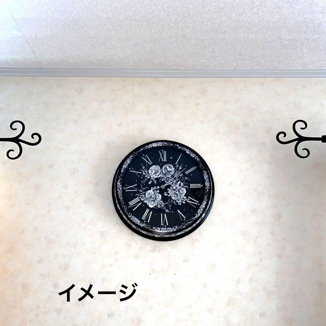 掛け時計　他おまとめ　薔薇　手描き　トールペイント