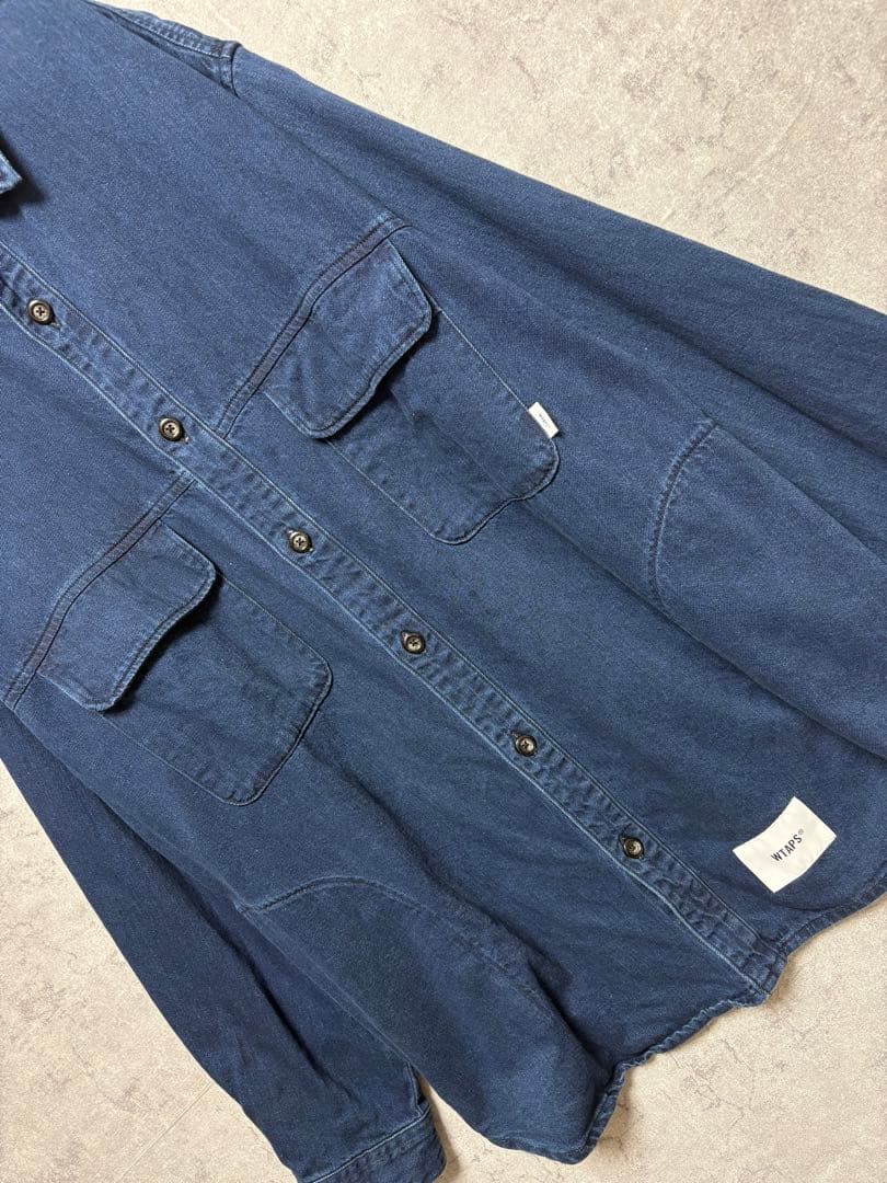 WTAPS WCPO デニムシャツ INDIGO 03 L 美品
