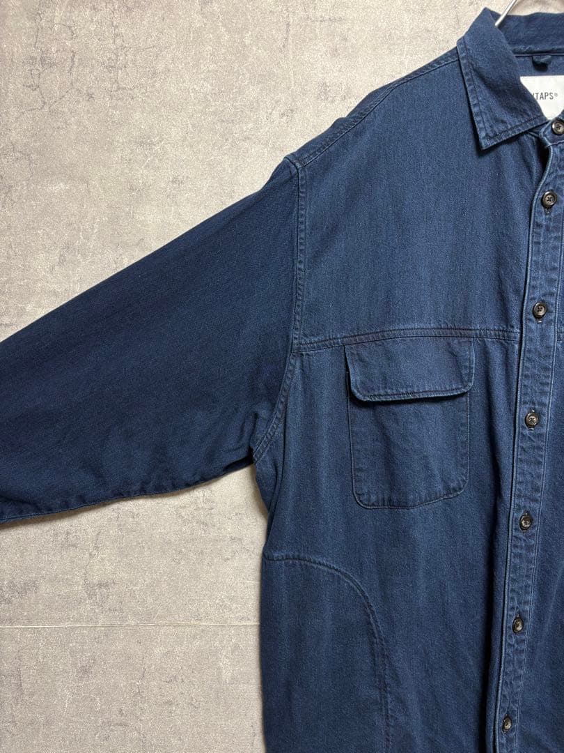 WTAPS WCPO デニムシャツ INDIGO 03 L 美品