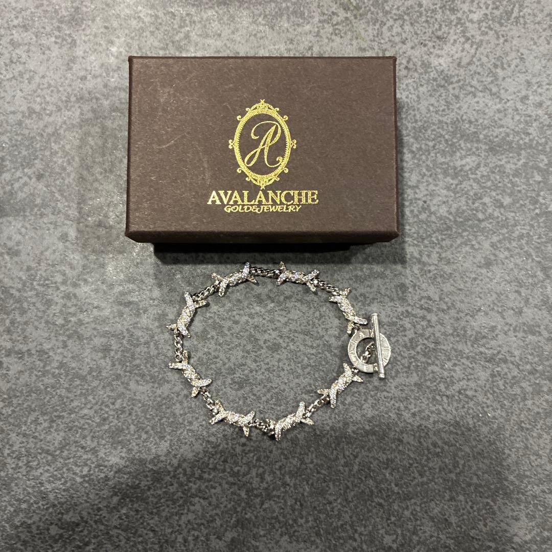 AVALANCHE シルバーブレスレット　有刺鉄線