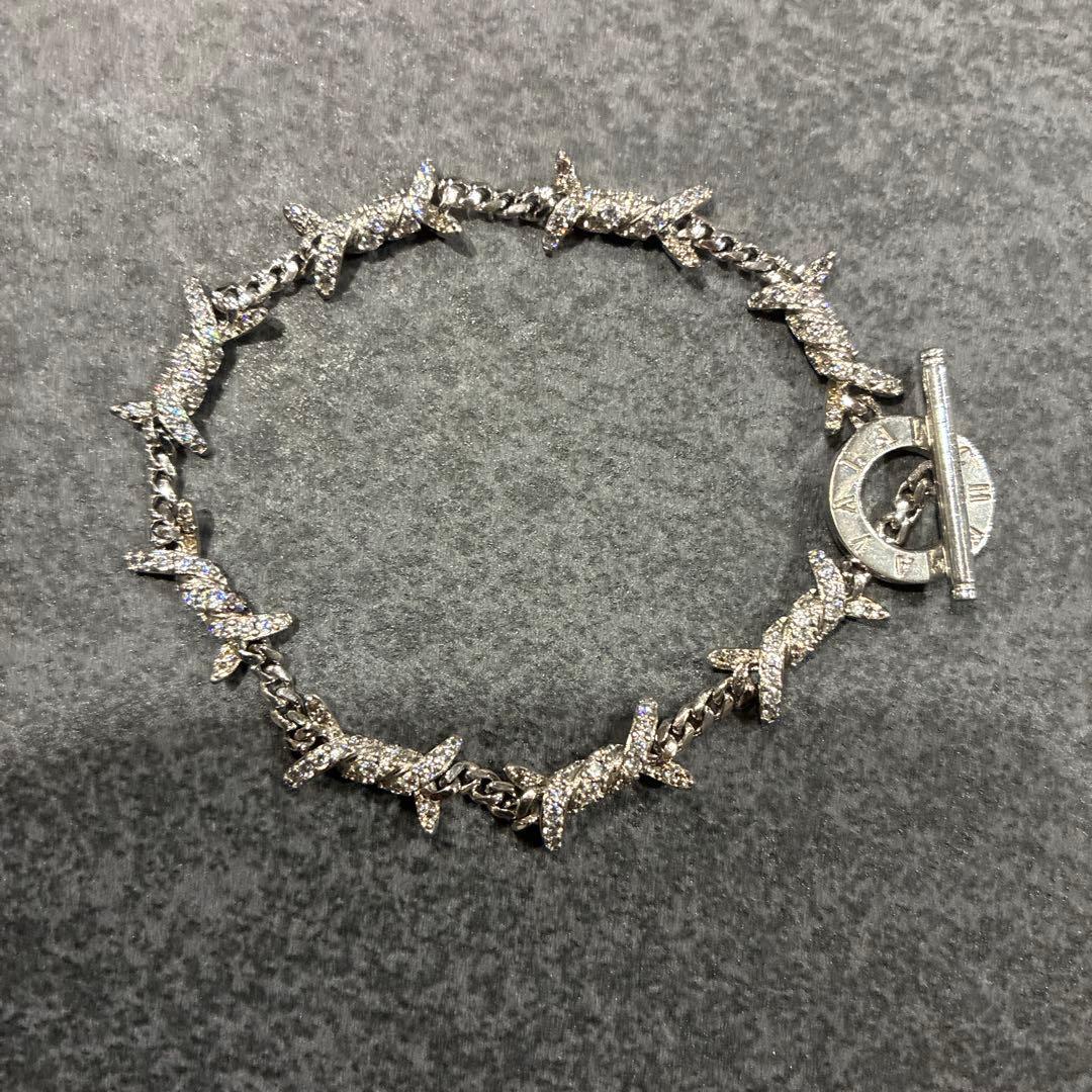 AVALANCHE シルバーブレスレット　有刺鉄線