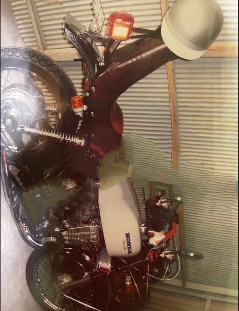 旧CB400four用　大川製3段シート