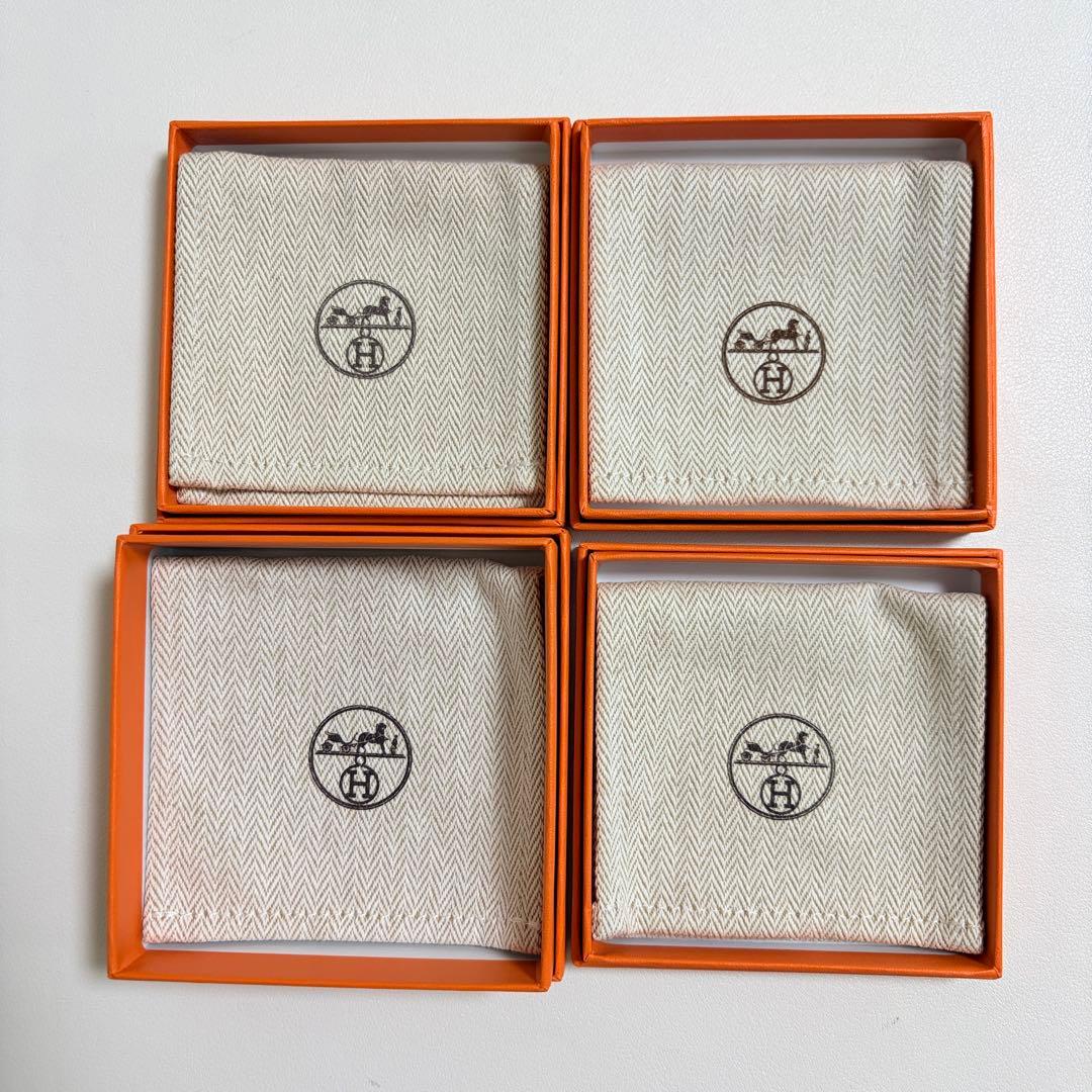 美品　エルメス　保存袋　空箱　4個セット　ブレスレット　アクセサリー入れ　現行品