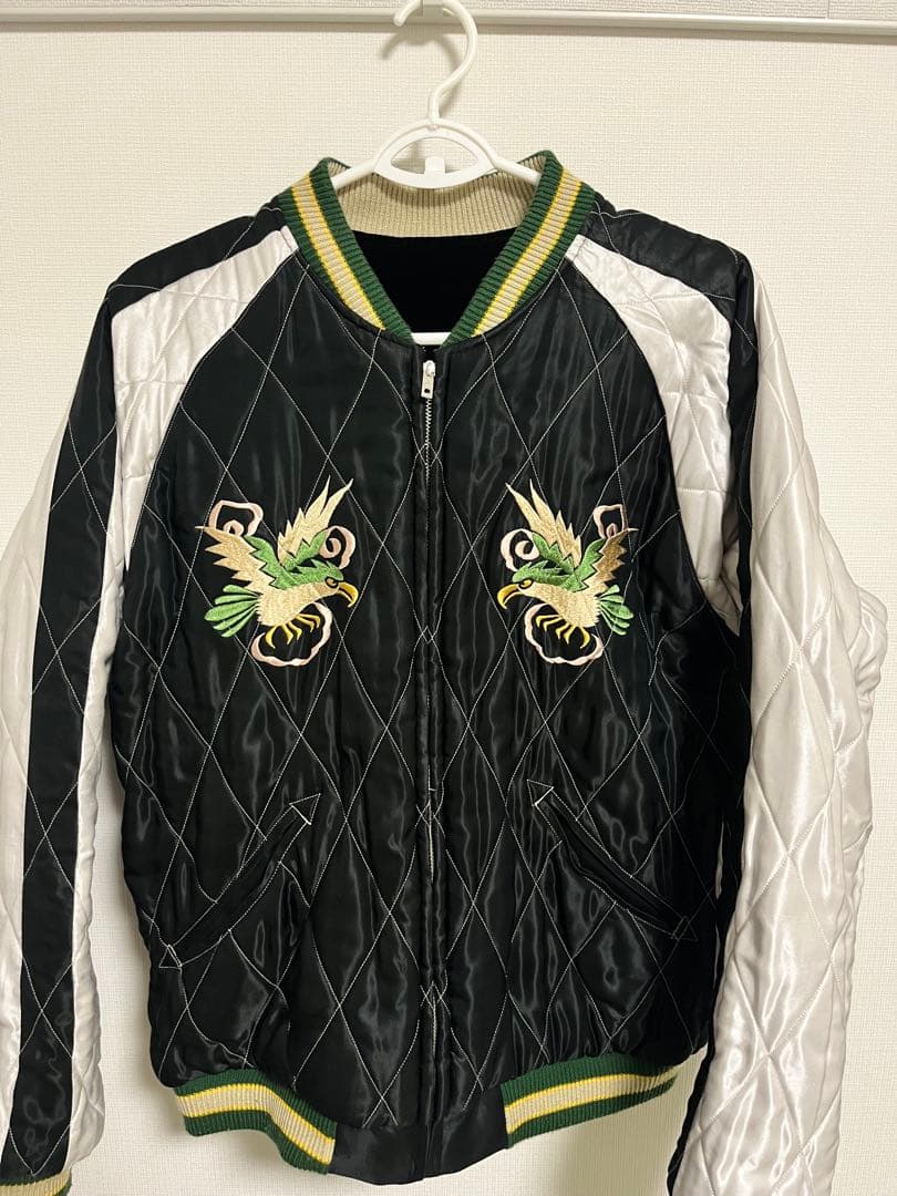 テーラー東洋　別珍スカジャン　蛇髑髏